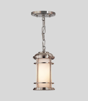 Caged Steel Chain Lantern | Lighting Collective