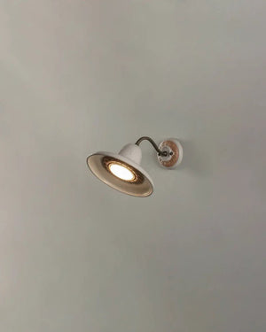 Ceramic Gooseneck Angled Wall Light - Lighting Collective