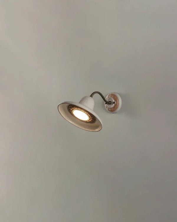 Ceramic Gooseneck Angled Wall Light