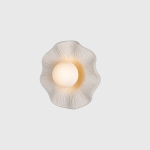 Ceramic Grooved Wall Light | Lighting Collective