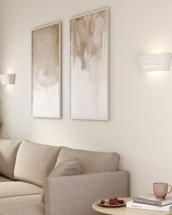 Ceramic Three Tier Wall Sconce