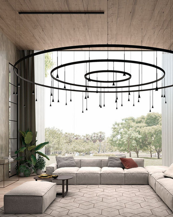 Circular Drop Bell Pendant
