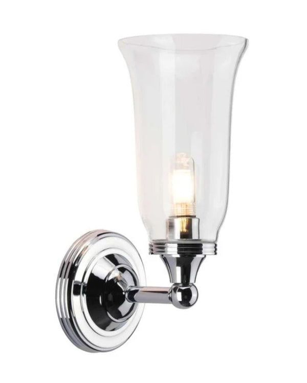 Classic Bathroom Light with Clear Glass