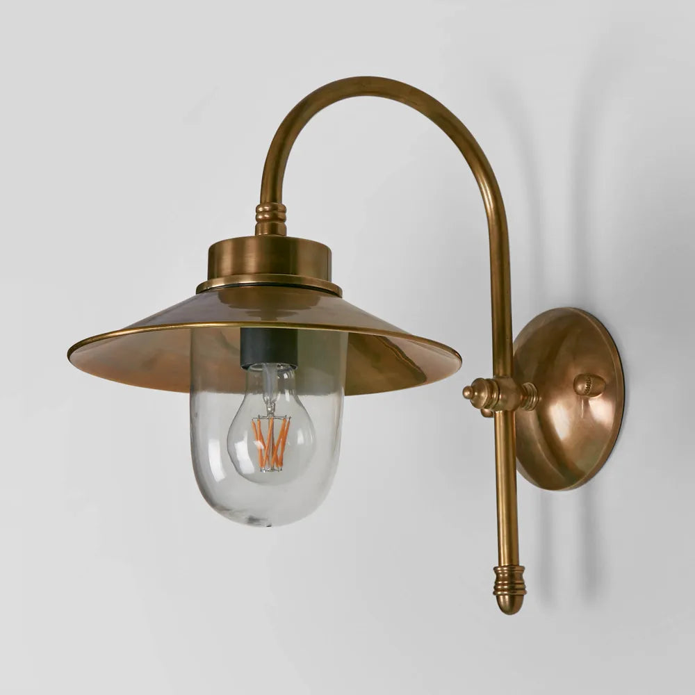 Classical Dark Brass Exterior Wall Light – Lighting Collective