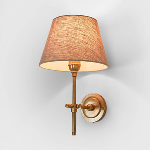  Classic Brass Wall Light | Lighting Collective | brass light on