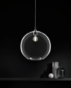 Clear Spherical Pendant Light - Lighting Collective