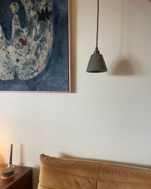 Concrete Cone Pendant Light-Lighting Collective