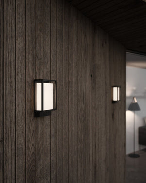 Contemporary Frosted Square Lantern