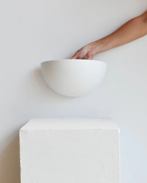 Contemporary Plaster Wall Light Styled