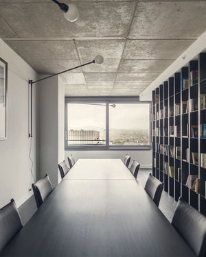 Contemporary Rotating Wall Lamp | Potence-Lighting Collective