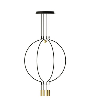 Contemporary Sculptural Pendant Cluster - Lighting Collective