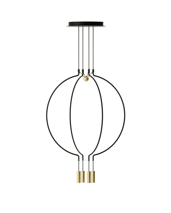 Contemporary Sculptural Pendant Cluster
