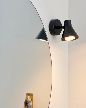 Contemporary Short Adjustable Wall Light | Assorted Finishes - Lighting Collective