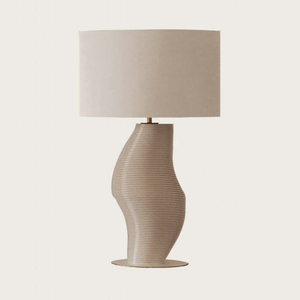 Contemporary Striped Glass Table Lamp | Lighting Collective