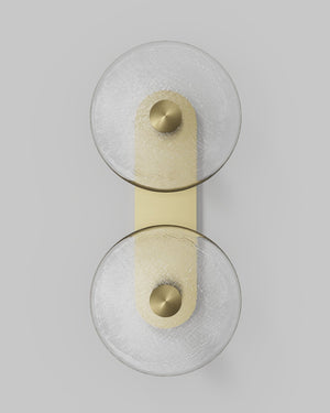 Coral Duo Glass Wall Light-Lighting Collective