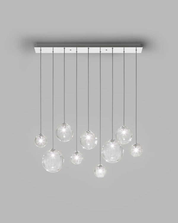 9 Light / Clear / Chrome