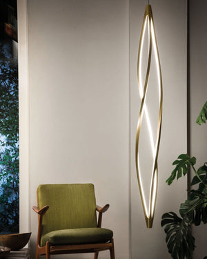 Curved Feature Linear Pendant | In the Wind-Lighting Collective