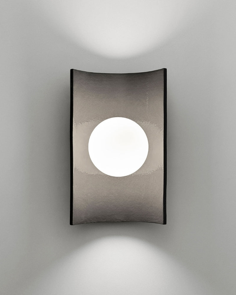 Curved Rectangular Wall Light | Half Pipe | Lighting Collective