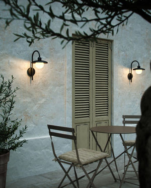 Curved Vintage Wall Light