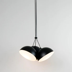 Adjustable Black 3 Head Pendant Light