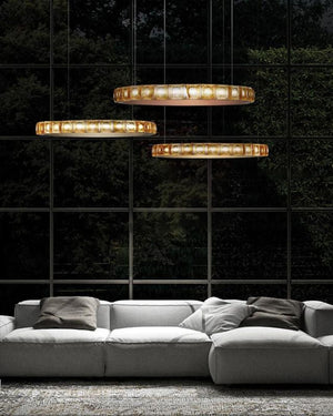 Decorative Satin Crystal Pendant - Lighting Collective
