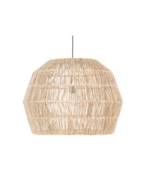 Decorative Webbed Banana Leaf Shade | Mandali | Natural | Lighting Collective