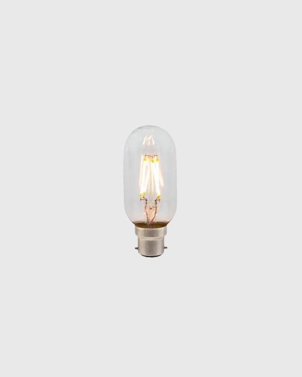 Dimmable B22 LED Short Filament | T45 | 3W | 2200K