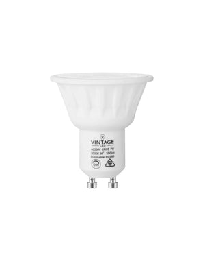 GU10 globe on white background