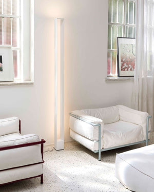 Dimmable Rectangular LED Floor Lamp | Assorted Finishes-Lighting Collective