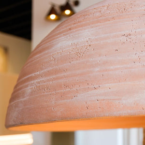 Italian Natural Ceramic Pendant Light | SALE