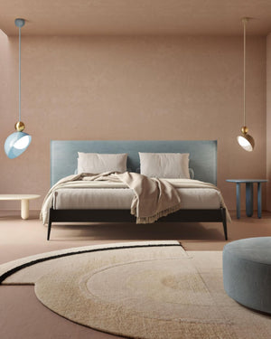 Eclectic Italian Tilted Dome Pendant - Lighting Collective