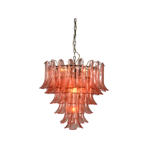 Eclectic Tinted Glass Chandelier | Small Rose | Lighting Collective