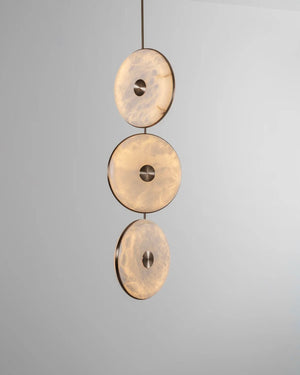 Elegant Alabaster 3lt Linear Pendant Light - Lighting Collective