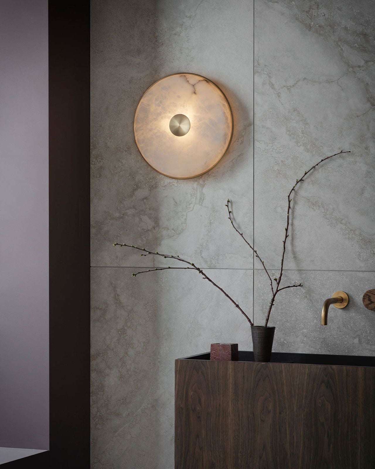 Elegant Alabaster Wall Light | Lighting Collective