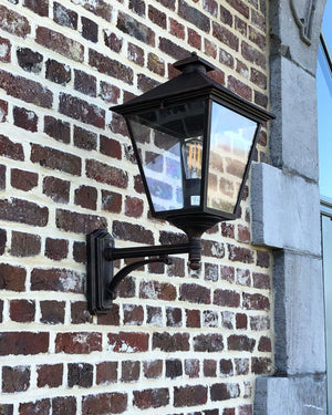 Elegant Arm Exterior Wall Light | Assorted Finishes - Lighting Collective