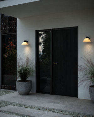 Elegant Conical Outdoor Wall Light