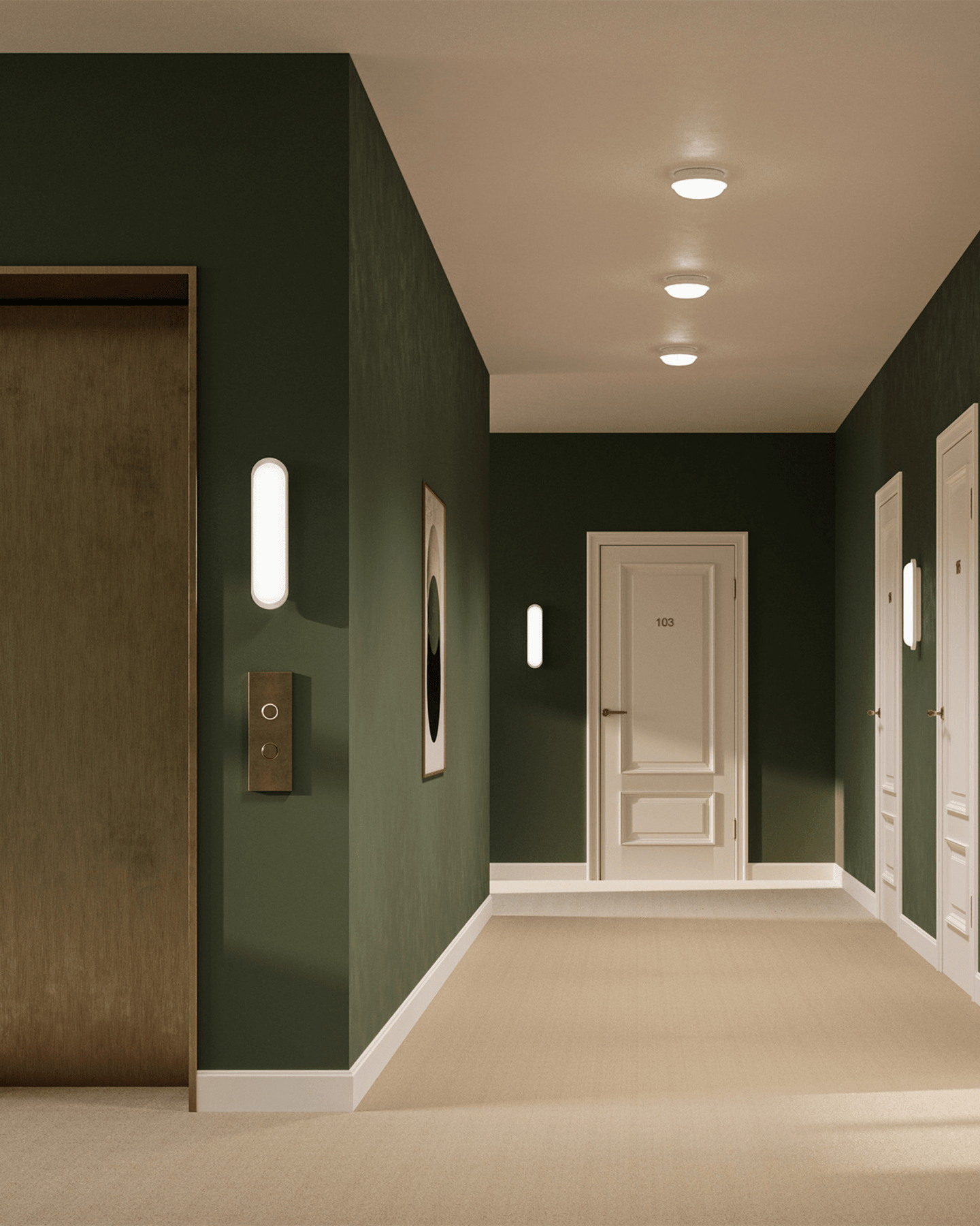 Elegant Elongated Glass Wall Light | Lighting Collective