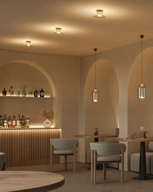 Elongated Glass Dome Pendant | Lighting Collective