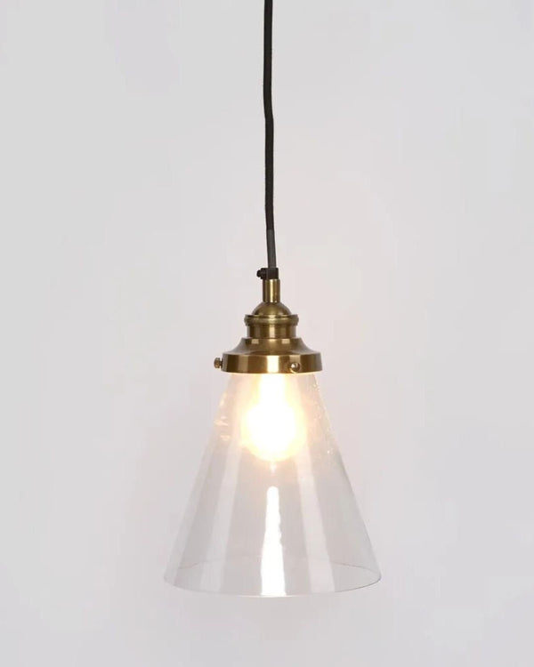 Extra Small / Antique Brass / Clear