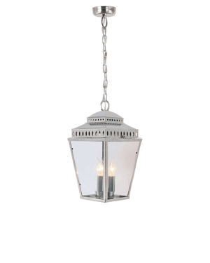 Exterior Lacquered Brass Lantern Pendant-Lighting Collective