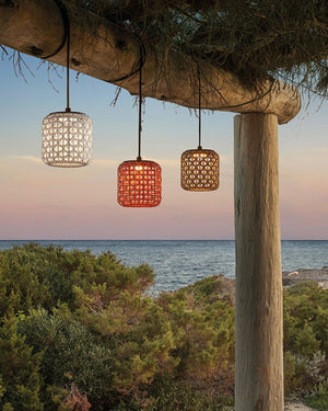 Exterior Mediterranean Woven Pendant | Assorted Sizes