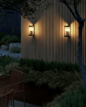 Exterior Reeded Shade Wall Light ALFRESCO