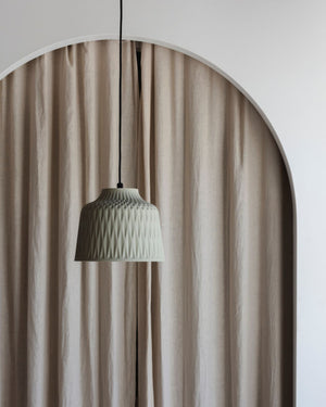 Exterior Silicone Pendant Light | Olive Grey | Lighting Collective