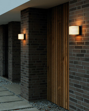 Exterior Modern Cube Wall Light | Lighting Collective