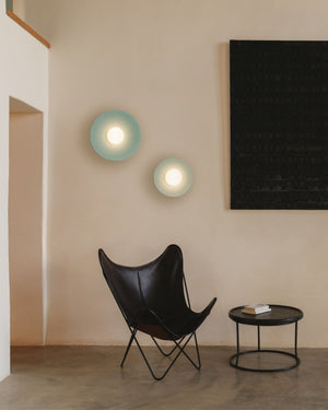 Fabric Ribboned Wall Sconce