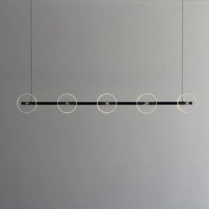 Coral Linear Bar Pendant | Clear