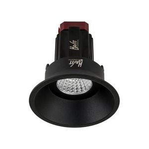 Fixed Round Deep Recessed LED Downlight | Large | Five Colour | Black