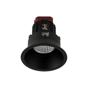 Fixed Round Deep Recessed LED Downlight | Medium | Five Colour | Black