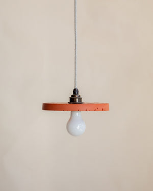 Terracotta pendant light