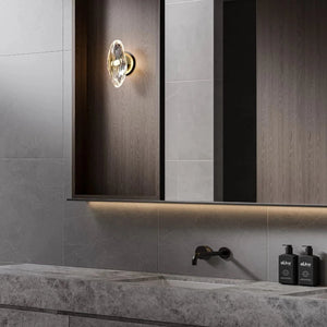 Organic Hand-blown Free Form Wall Light | Bathroom